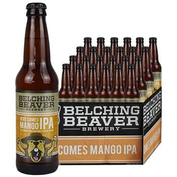 美国进口belchingbeaver打嗝海狸花生酱世涛系列酿啤酒打嗝海狸曼戈