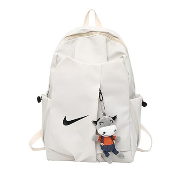 日本代购双肩包大容量初中高中大学生书包背包新款电nike 273a(白色)