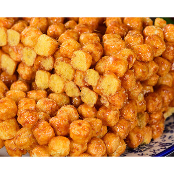 老式爆炒米花糖手工玉米酥特产大米酥农家冻米糖80后怀旧零食