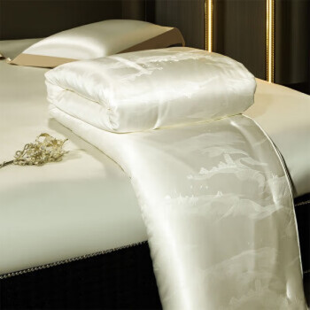 斯多朴蚕丝被重磅真丝桑蚕丝被高端婚庆提花四季被子结婚双丝绸之路