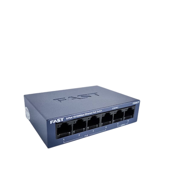 fast迅捷fs05cp-m百兆5口9口8口poe供电交换机无线ap摄像头供电 fs06