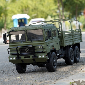 鹿凌青退伍礼品1:24陕汽重卡sx2150军车模型合金越野车运兵车模型