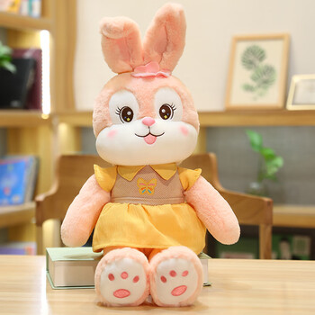 夹腿抱枕女生床上超软布娃娃卡通玩偶小兔子公仔女孩生日礼物送女友