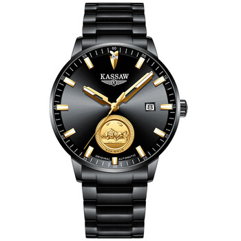 kassaw瑞士新款金表男12生肖牛气冲天全自动机械手表男士高端品牌商务
