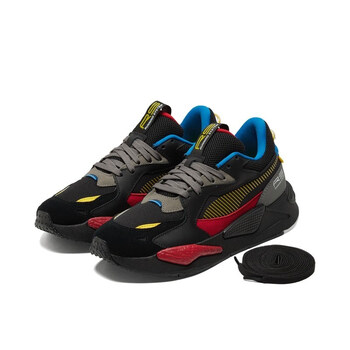 puma彪马官方 男女情侣复古缓震休闲鞋 rs-z bp 382650 黑色-红色-02