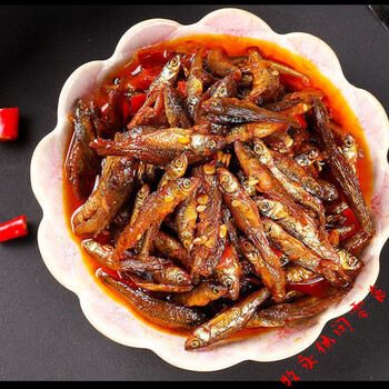 香辣柴火鱼干下饭菜小鱼干零食火培鱼毛毛鱼小鱼仔 香辣火焙鱼280g 两