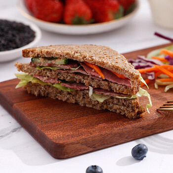 德国进口捷森全麦黑面包麦尔曼黑麦面包500g麦尔曼多种谷物黑麦面包