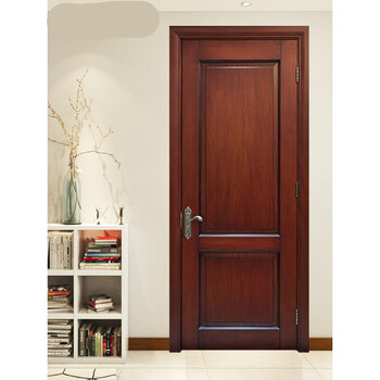 原木门进口橡胶木门 纯实木烤漆门中式室内卧室房间平开门 隔音门