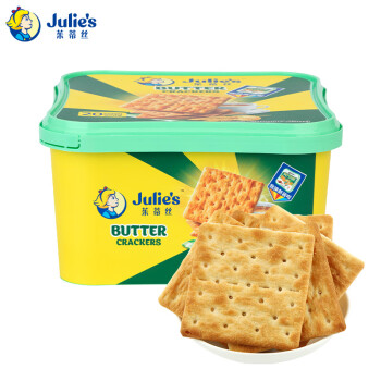 茱蒂丝（Julie's)马来西亚进口奶油苏打奶盐饼干休闲零食早餐500g/盒