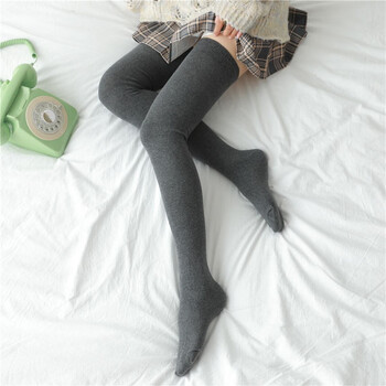 兰依架高个子超长过膝袜加长80cm长筒袜男女棉袜黑色加大码高筒袜大腿