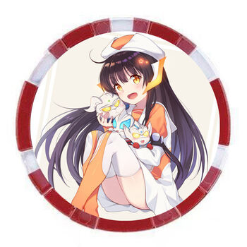 人偶【动漫娘化版】国产泽塔奥特曼联动感应自制勋章泰罗盖亚 格丽乔