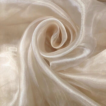 珊野高密微硬水晶纱布料 学生设计师婚纱礼服布料舞蹈裙纱娃衣布料diy