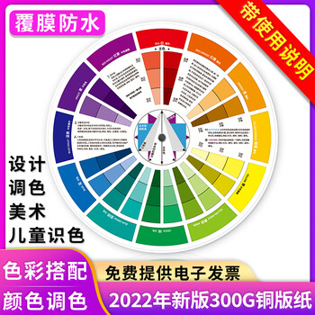 12色轮卡色环图配色卡调色盘24色相环渐变色中式传统颜色莫兰迪色系纸梵高名师名画色彩搭配色卡印刷涂料油漆国际标准cmyk色 卡样本三原色比例表中式油画中国传统颜色多功能色轮卡调色比色样板中文宝宝儿童识色 摘要书评试读 京东图书