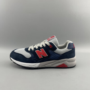 新百伦尾单男鞋出口高品质原单尾货孤品休闲运动潮鞋慢跑剪580深蓝39