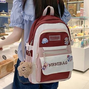 vassarette书包女夏季ins风初中生小学生三到六年级韩版可爱大容量