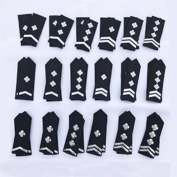 艾特绅士保安肩章服饰配件1杠1拐1星2星3星硬肩软式套肩章服饰配件