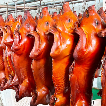 烤乳猪整只地方特产美食脆皮烤猪熟食端午中秋礼年货礼盒 其它 【整只