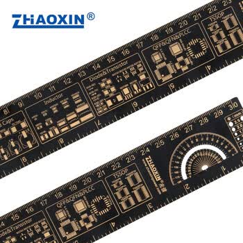 PCB直尺 沉金工程 尺子 多功能测量尺 PCB开发尺 电子工程师伴侣 30CM 沉金工艺 C款 30厘米【图片 价格 品牌 报价】-京东
