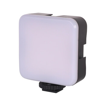 mdng便携户外直播方形柔光灯冷暖摄影灯usb充电rgb拍照灯口袋补光灯