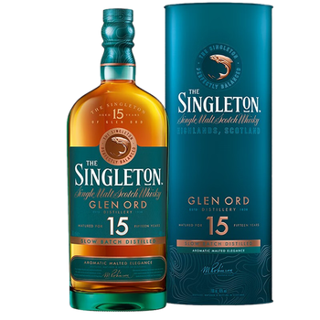 苏格登(singleton)单一麦芽威士忌洋酒进口原装 【高地区】15年 700ml