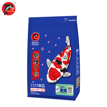 海豚高能育成粮 海豚 Porpoise 鱼粮中大型鱼食锦鲤高能育成粮专用饲料上浮型中颗粒m号1kg 行情报价价格评测 京东