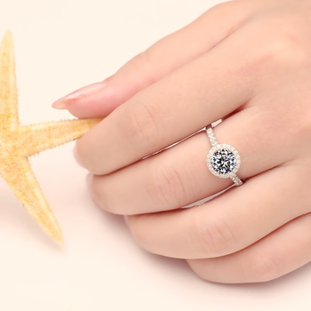 莫泰钻石motain璀璨星河戒指活口圈可调节红色l码