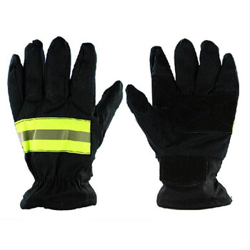 灭火加厚阻燃手套消防手套防护手套耐磨演习救援手套