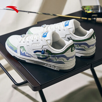 安踏(anta)骜驭丨滑板鞋男女2023春夏新款情侣休闲防滑运动鞋