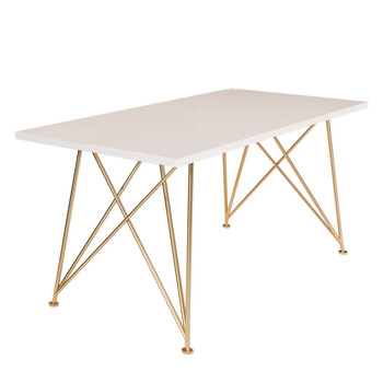 主播带货专用桌 北欧白色办公电脑桌简约轻奢书桌 ins直播桌子服装