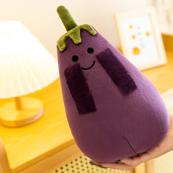 玩偶抖音小红书同款网红茄总毛绒玩具变脸茄子公仔玩偶布娃娃搞怪抱枕
