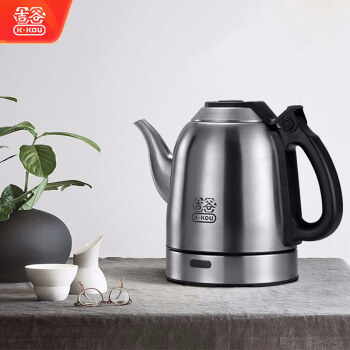 吉谷（K·KOU） 电热水壶 自动恒温保温100度烧水壶煮水壶食品级304不锈钢茶壶茶具TA0102