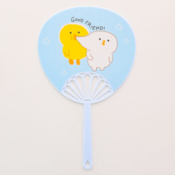 千德骏 可爱扇子儿童夏季便携手摇扇高颜值随身卡通扇大号塑料大蒲扇