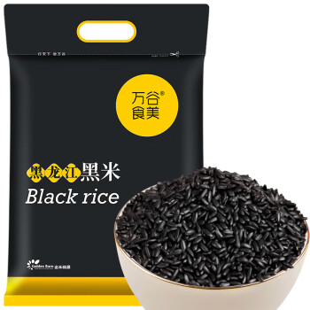 万谷食美黑珍珠香米5斤，产地优质，营养丰富|京东杂粮历史价格查询