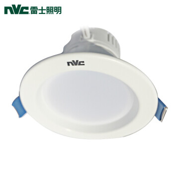 雷士照明（NVC）筒灯 led筒灯天花灯 4W（开孔75mm）白色灯面4000K暖白光
