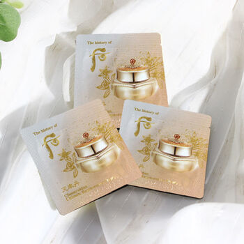 【韩国】who后天率丹面霜小样眼霜面霜二合一提拉紧致 新款天率丹眼霜