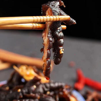 川牧牌麻辣鸡脚 脱骨乌骨乌鸡爪红油去骨冷冻无骨黑凤爪即食商用 麻辣