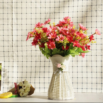 绿秀仿真花套装假花摆件塑料花含陶瓷花瓶花束仿真植物盆景绢花客厅阳台餐桌装饰花盆栽玫红雏菊含高花瓶1盆含盆 图片价格 绿秀仿真花套装假花摆件塑料花含陶瓷花瓶花束仿真植物盆景绢花客厅阳台餐桌装饰花盆栽玫红雏菊含高花瓶1盆含盆 图片价格