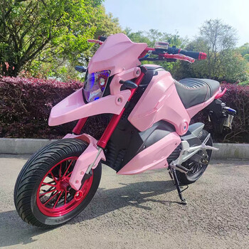 小忍小猴子电动车z6电摩m5小怪兽成人酷车整车牌照高速电摩特价 粉红