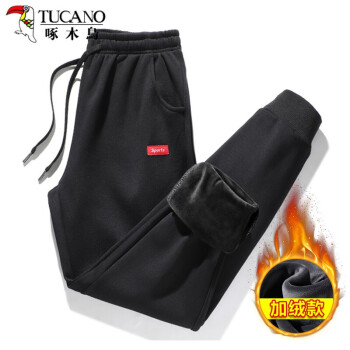 啄木鸟(TUCANO)休闲裤男秋冬季时尚潮流修身运动长裤价格走势