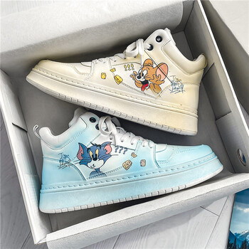 回力高帮男鞋春季百搭休闲学生运动增高防水小鞋网红潮鞋鸳鸯39