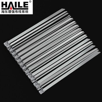 海乐(Haile)304不锈钢扎带金属带拉伸绑扎器自锁式捆扎带GD-200-100,值得购买!