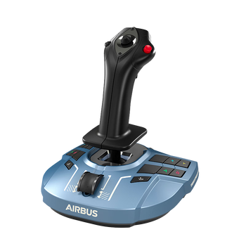 图马思特(thrustmaster) tca 空客版 模拟飞行摇杆 飞机模拟器 操作