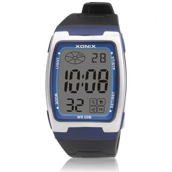 珠佩丽游泳手表专业 xonix方形多功能运动手表男女潜水游泳100米防水