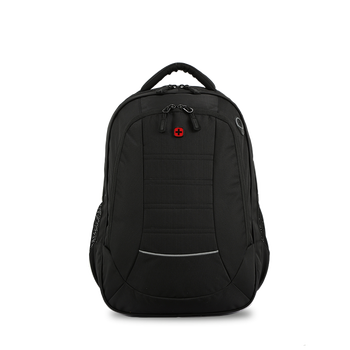 威戈/威戈瑞士军刀背包男双肩包简约大容量书包 黑色