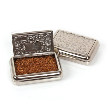 烟丝盒 保湿 烟斗烟丝盒便携保湿烟丝盒子 密封个性金属手卷烟草盒