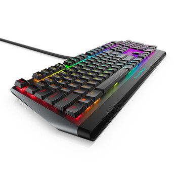 外星人alienwareaw510k机械键盘cherry矮红轴游戏键盘悬浮式键盘结构