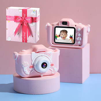 绿之爱儿童相机数码照相机高清拍照714岁女孩6生日礼物8玩具10小礼品
