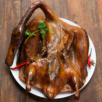 福建熏板鸭干建瓯特产三明沙县风干鸭肉食熟小吃酱鸭500克手工纯