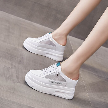 她她包头半拖鞋女外穿凉鞋2023新款厚底内增高懒人一脚蹬半托女鞋夏季