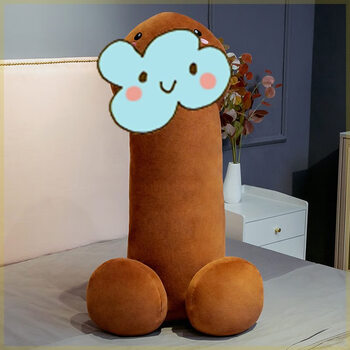 clcey丁丁抱枕大公仔几把抱枕玩偶送女生情人节睡觉夹腿毛绒玩具靠